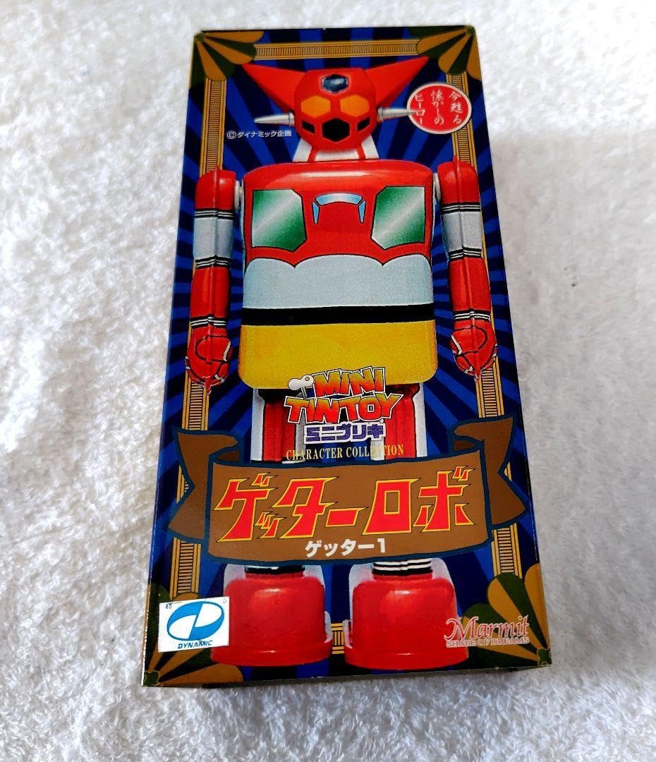 【新品未使用】ゲッターロボ1 MINI TIN TOY ミニブリキ マーミット ゲッターロボ ゲッター1 マーミットミニブリキ 当時物 Yahoo